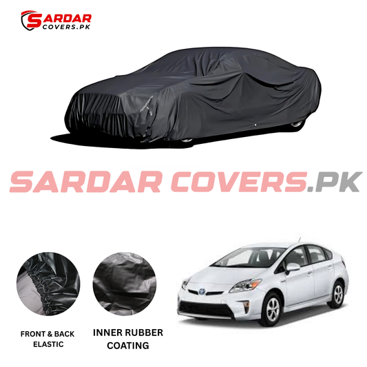 "Toyota Prius Top Cover | Anti-Scratch, Dust Proof & All Weather Protection | Rubber Coated Premium Fabric | Multi-Color | Zipper Bag Packing"