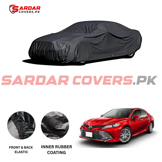 "Toyota Camry Top Cover | Anti-Scratch, Dust Proof & All Weather Protection | Rubber Coated Premium Fabric | Multi-Color | Zipper Bag Packing"