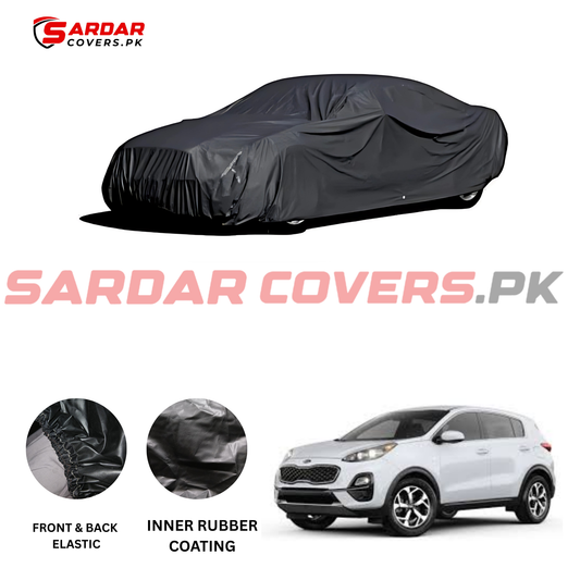 "Kia Sportage Top Cover | Anti-Scratch, Dust Proof & All Weather Protection | Rubber Coated Premium Fabric | Multi-Color | Zipper Bag Packing"
