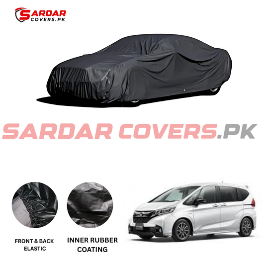 "Honda Freed Top Cover | Anti-Scratch, Dust Proof & All Weather Protection | Rubber Coated Premium Fabric | Multi-Color | Zipper Bag Packing"