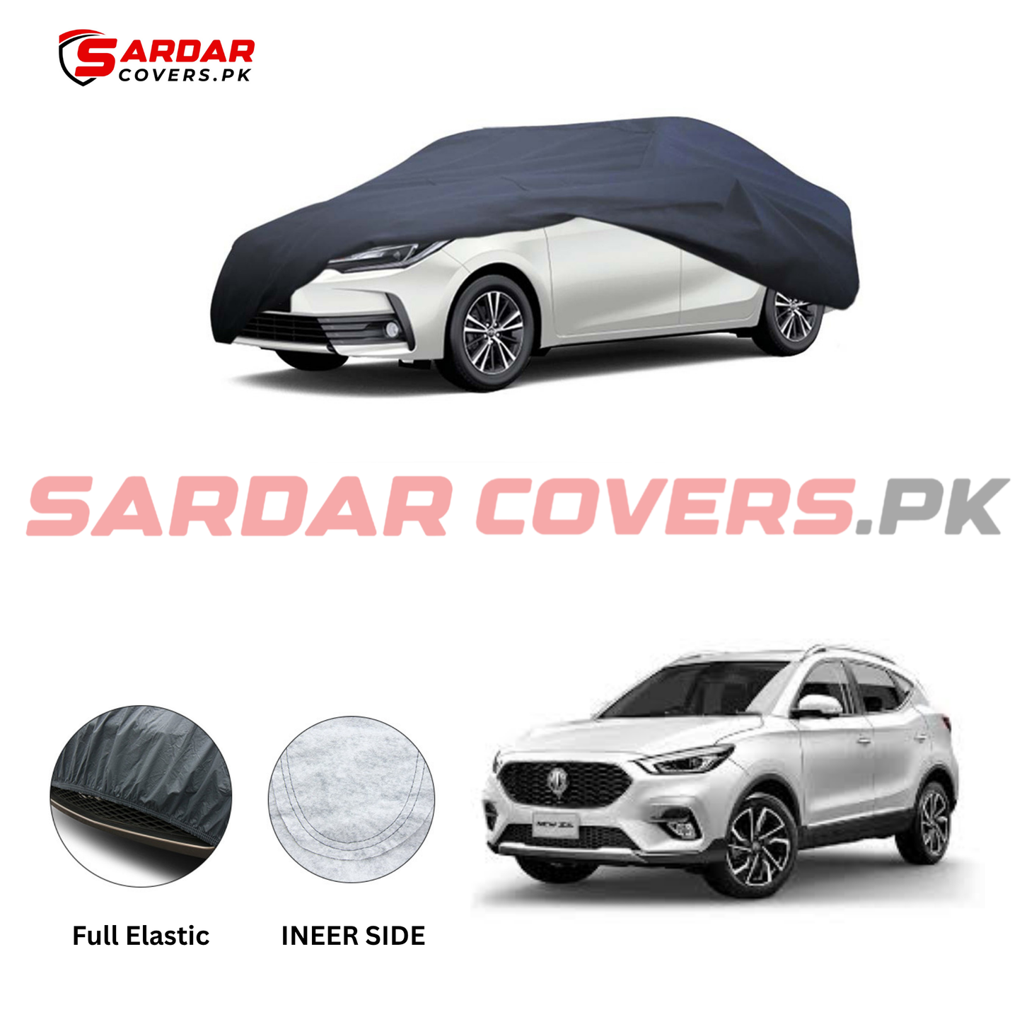 MG ZS Anti Scratch Water Resistant PVC Cotton Top Cover