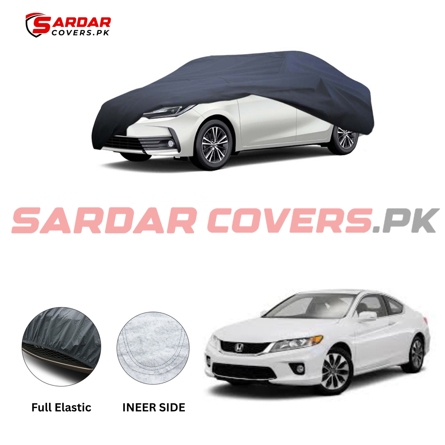Honda Accord Anti Scratch Water Resistant PVC Cotton Top Cover