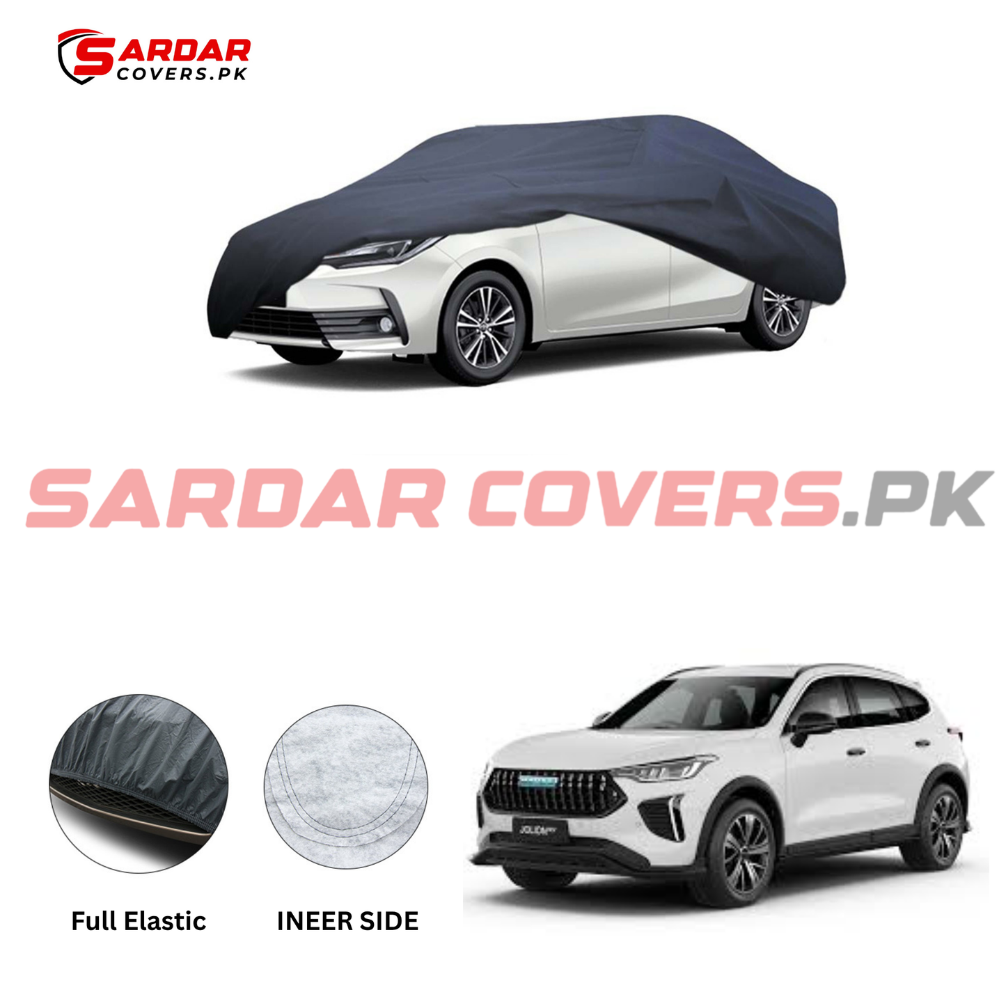 Haval Jolion Anti Scratch Water Resistant PVC Cotton Top Cover
