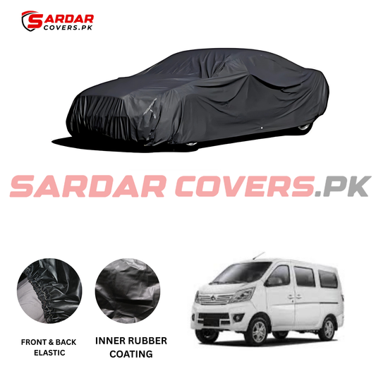 "Changan Karvaan Top Cover | Anti-Scratch, Dust Proof & All Weather Protection | Rubber Coated Premium Fabric | Multi-Color | Zipper Bag Packing"