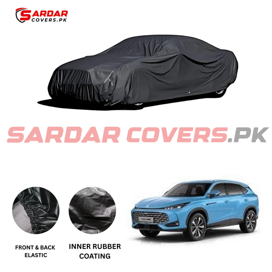 "MG HS Top Cover | Anti-Scratch, Dust Proof & All Weather Protection | Rubber Coated Premium Fabric | Multi-Color | Zipper Bag Packing"