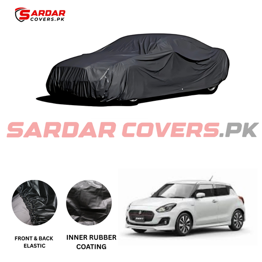 "Suzuki Nw Swift Top Cover | Anti-Scratch, Dust Proof & All Weather Protection | Rubber Coated Premium Fabric | Multi-Color | Zipper Bag Packing"