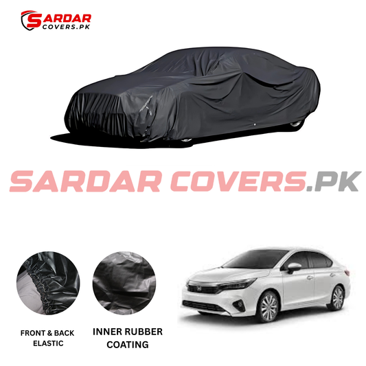 "Honda City 2021 - 2023 Top Cover | Anti-Scratch, Dust Proof & All Weather Protection | Rubber Coated Premium Fabric | Multi-Color | Zipper Bag Packing"