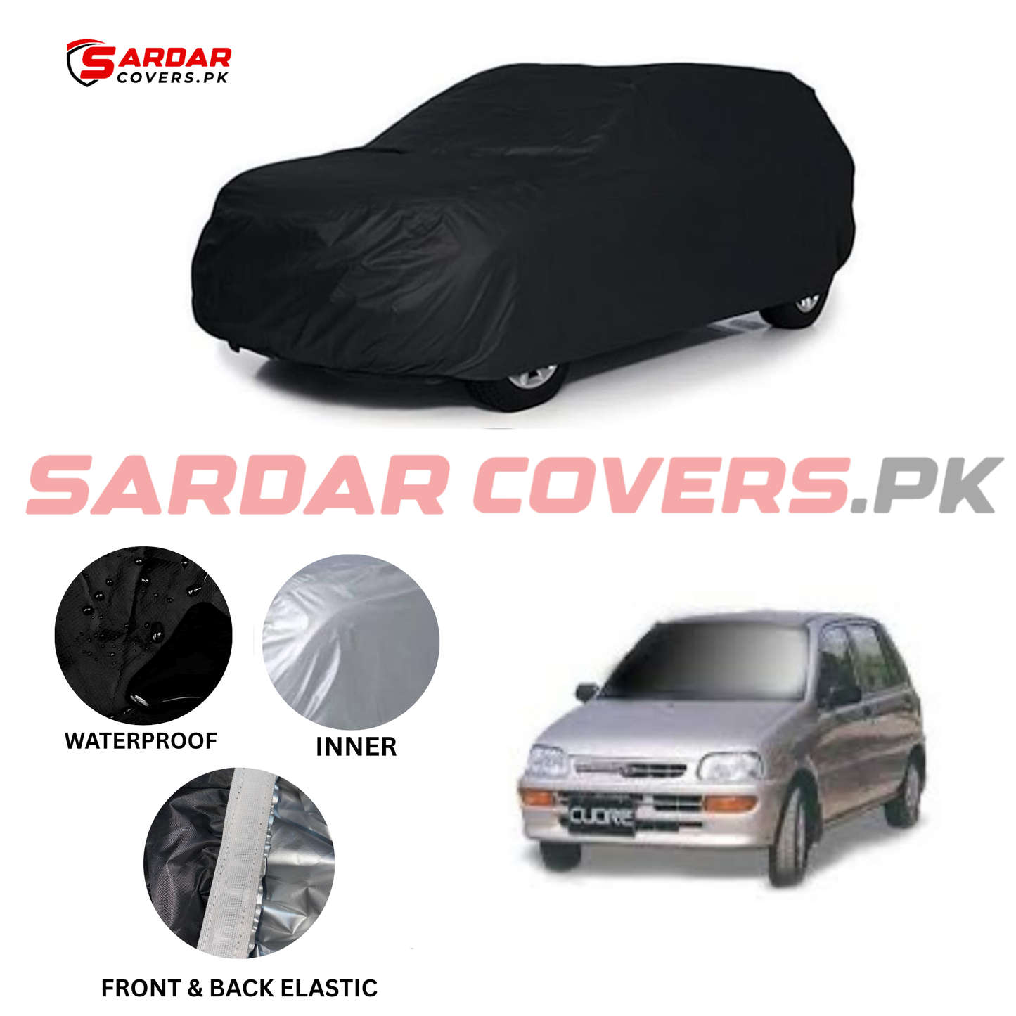 Daihatsu Coure Water Resistant Parachute Top Cover