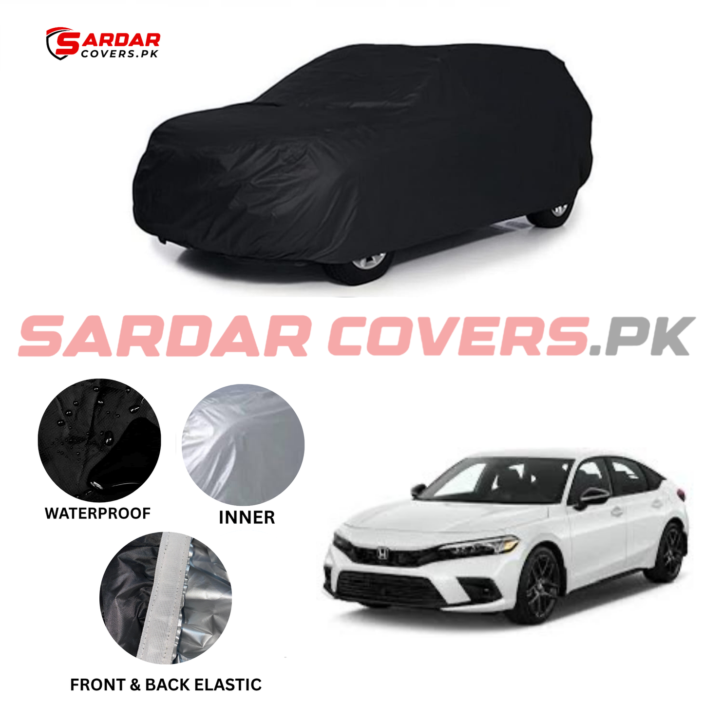 Honda Civic Water Resistant Parachute Top Cover | Model 2022 - 2023
