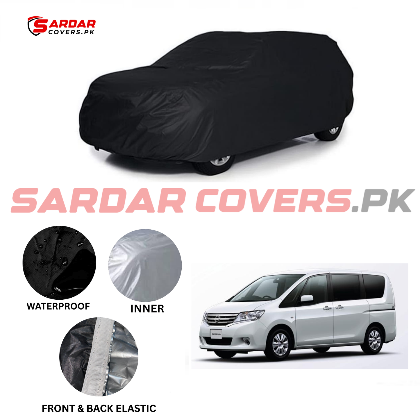 Nissan Serena Water Resistant Parachute Top Cover