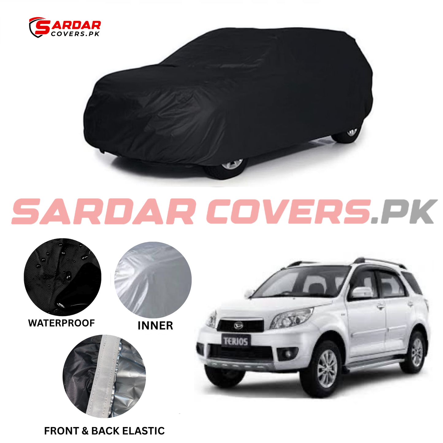 Daihatsu Terios Water Resistant Parachute Top Cover