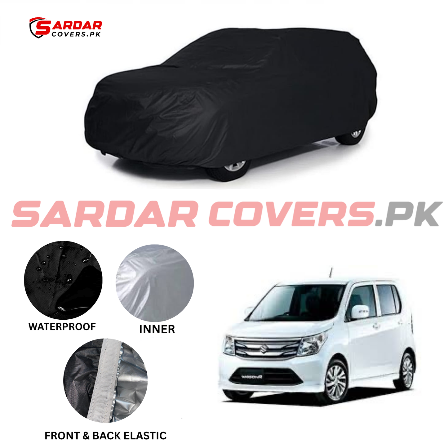 Suzuki WagonR Water Resistant Parachute Top Cover