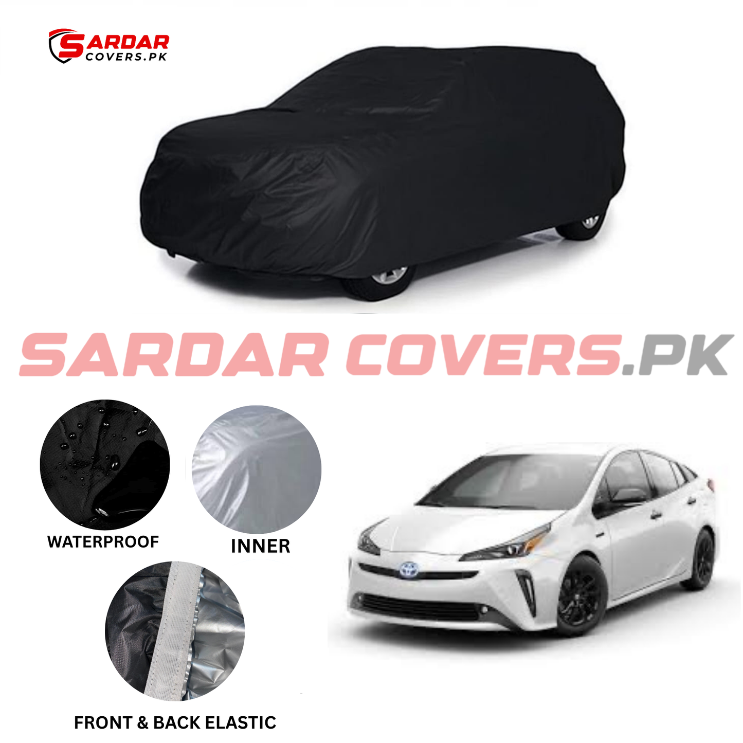 Toyota Prius Water Resistant Parachute Top Cover