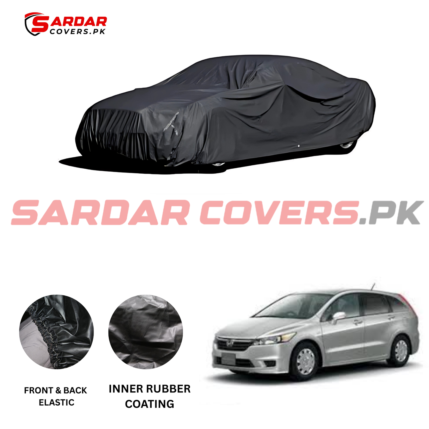 "Honda AirWave Top Cover | Anti-Scratch, Dust Proof & All Weather Protection | Rubber Coated Premium Fabric | Multi-Color | Zipper Bag Packing"