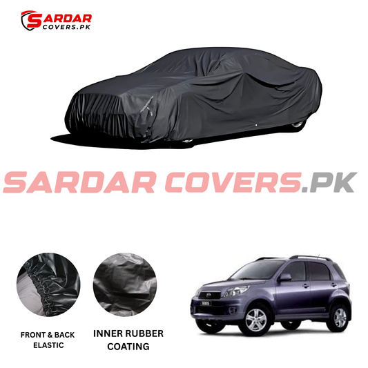 "Daihatsu Terios Top Cover | Anti-Scratch, Dust Proof & All Weather Protection | Rubber Coated Premium Fabric | Multi-Color | Zipper Bag Packing"