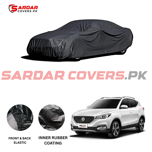 " MG ZS Top Cover | Anti-Scratch, Dust Proof & All Weather Protection | Rubber Coated Premium Fabric | Multi-Color | Zipper Bag Packing"