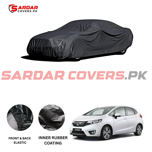 "Honda Fit Top Cover | Anti-Scratch, Dust Proof & All Weather Protection | Rubber Coated Premium Fabric | Multi-Color | Zipper Bag Packing"