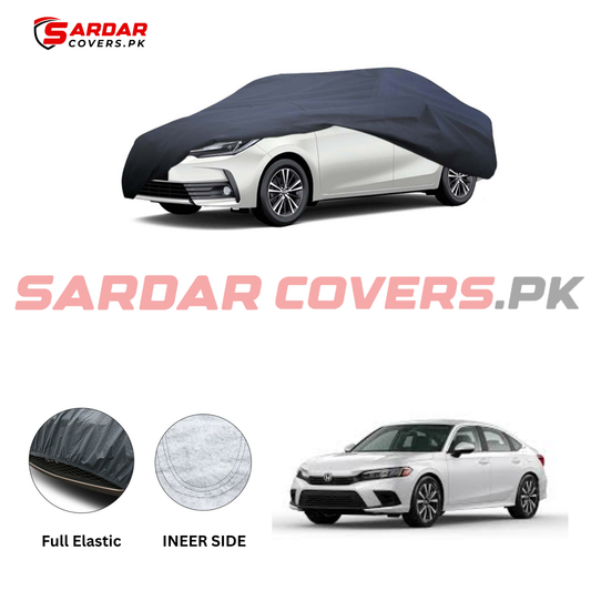 Honda Civic Anti Scratch Water Resistant PVC Cotton Top Cover | Model 2022 - 2024