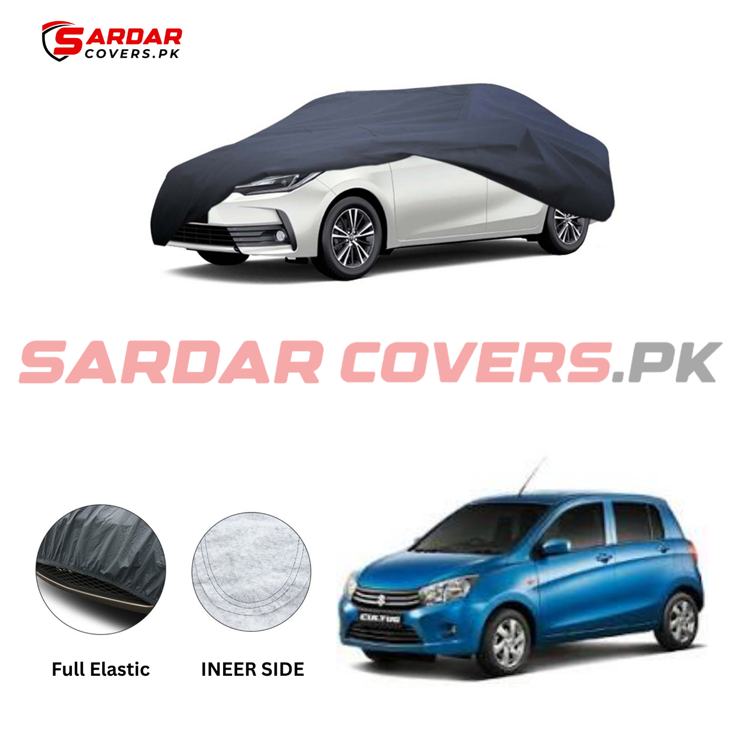 Suzuki New Cultus Anti Scratch Water Resistant PVC Cotton Top Cover