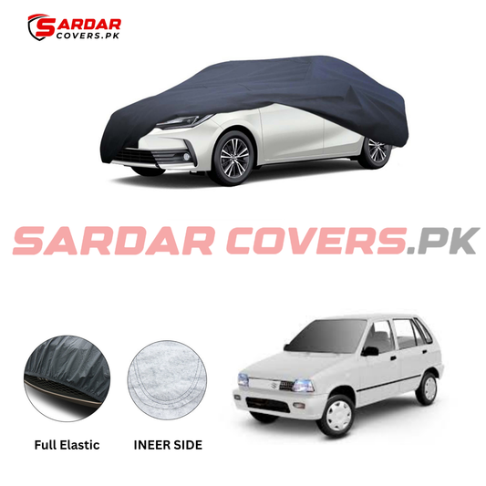 Suzuki Mehran Anti Scratch Water Resistant PVC Cotton Top Cover