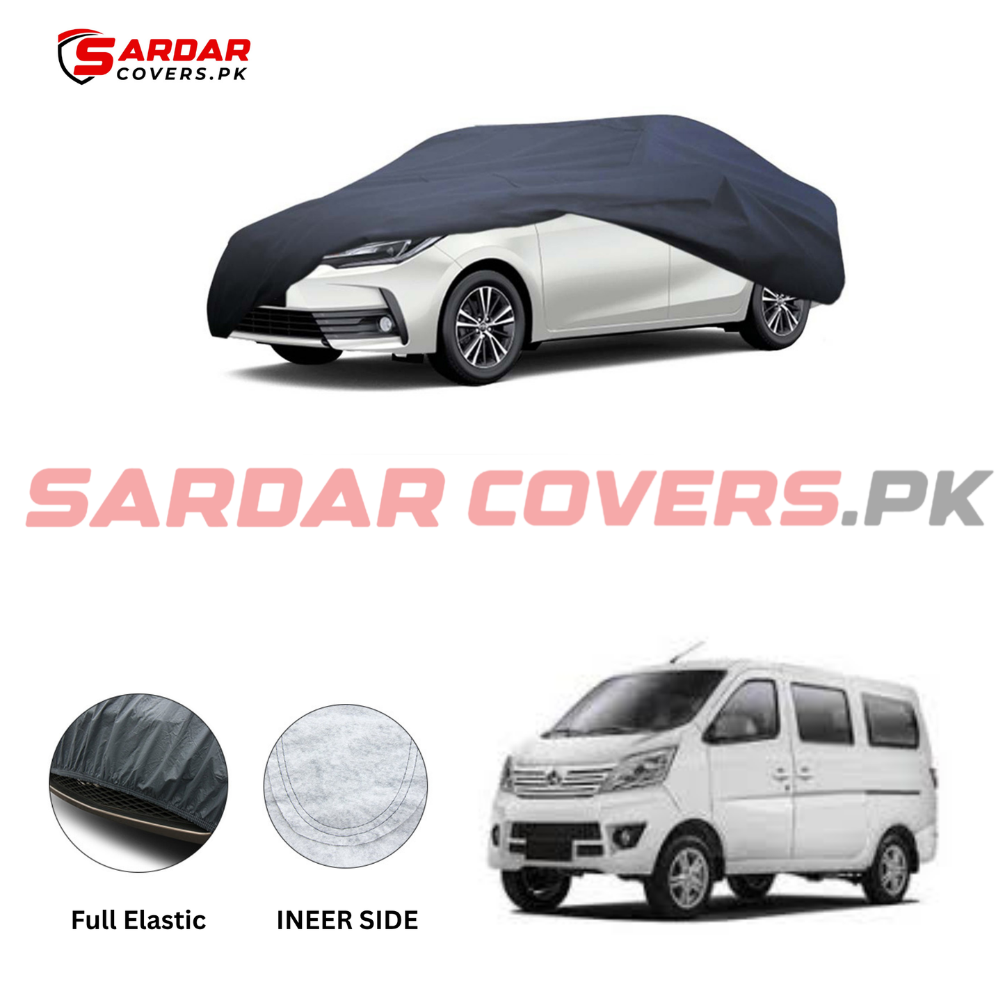 Changan Karvaan Anti Scratch Water Resistant PVC Cotton Top Cover
