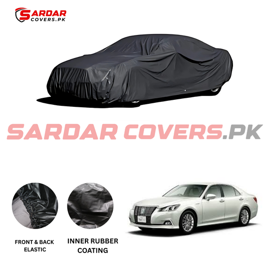 "Toyota Crown Top Cover | Anti-Scratch, Dust Proof & All Weather Protection | Rubber Coated Premium Fabric | Multi-Color | Zipper Bag Packing"