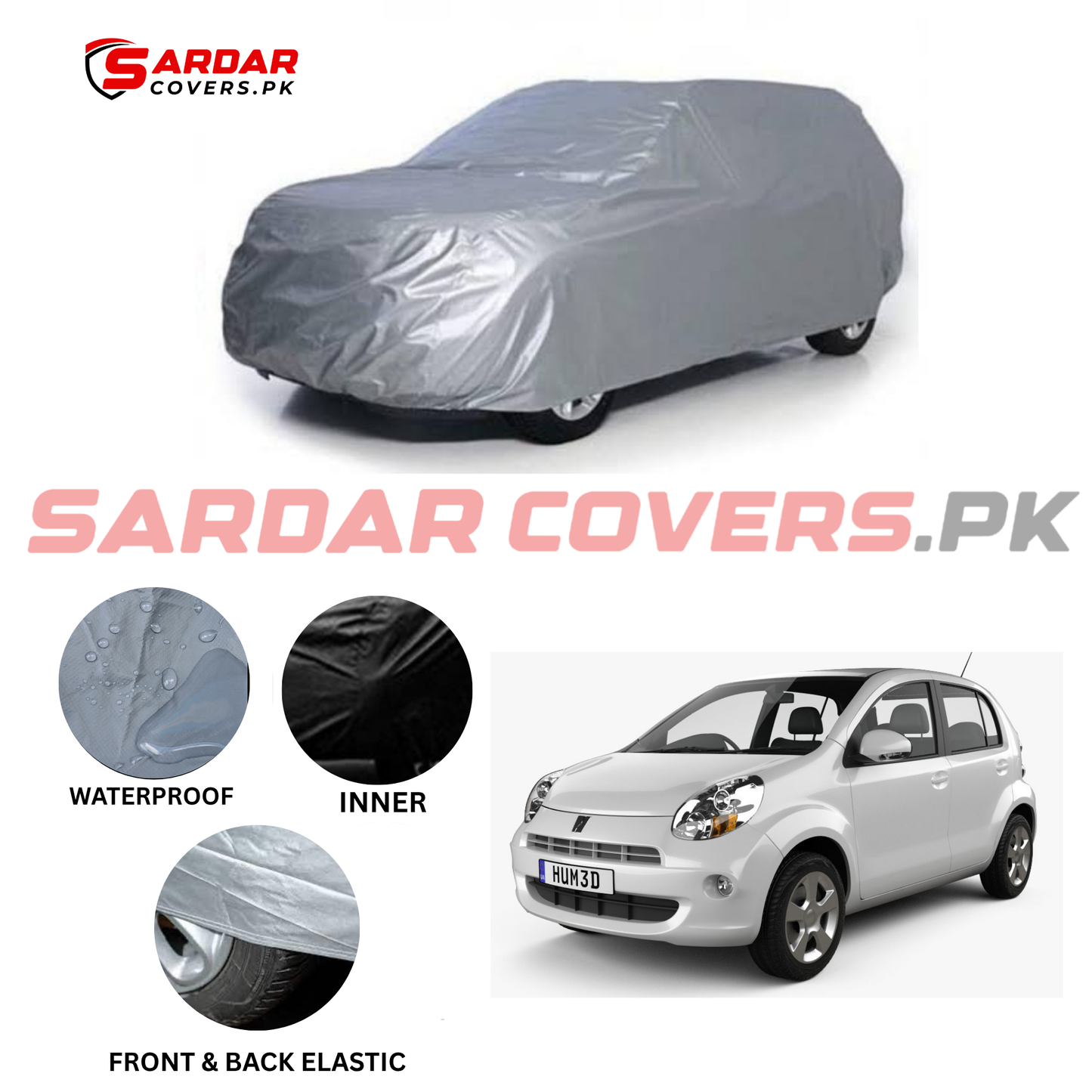 Toyota Passo Water Resistant Parachute Top Cover