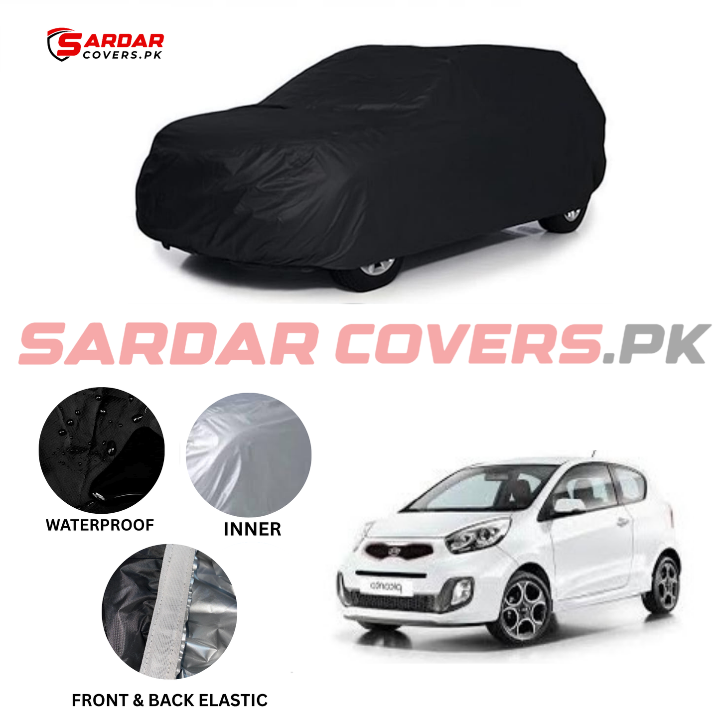 KIA Picanto Water Resistant Parachute Top Cover