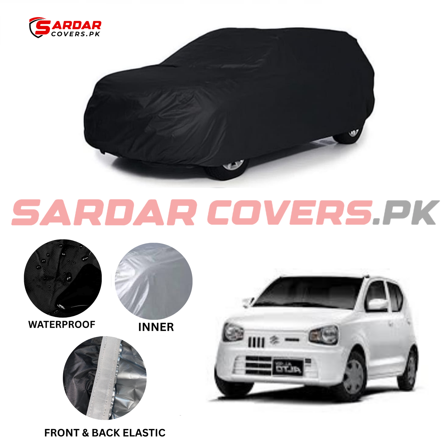 Suzuki New Alto Water Resistant Parachute Top Cover