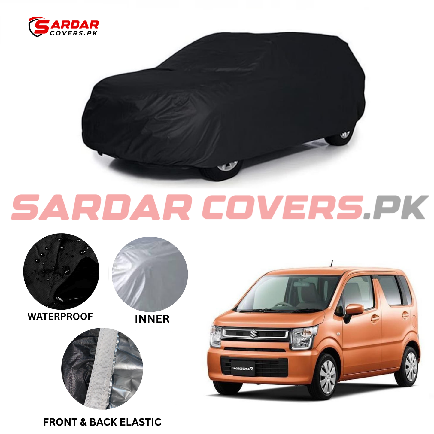 Suzuki Japanese WagonR Water Resistant Parachute Top Cover