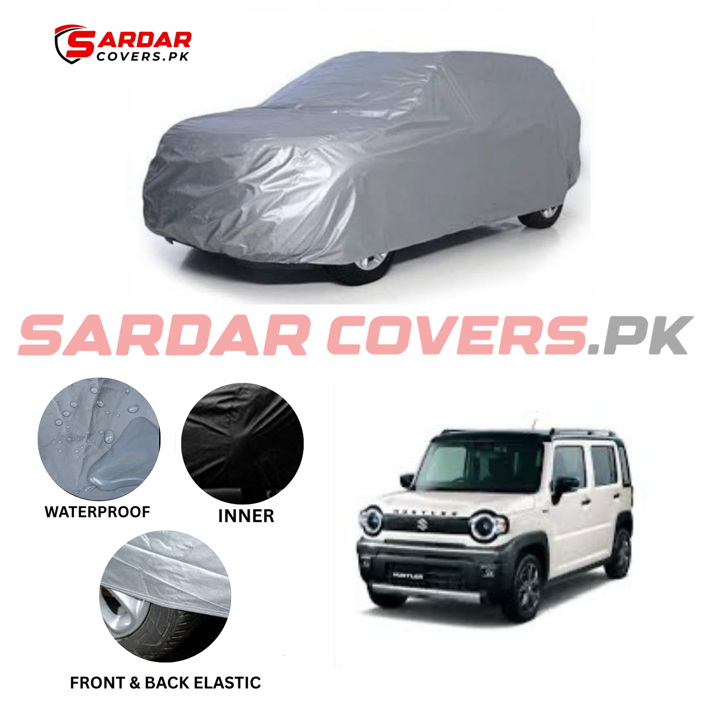 Suzuki Hustler Water Resistant Parachute Top Cover