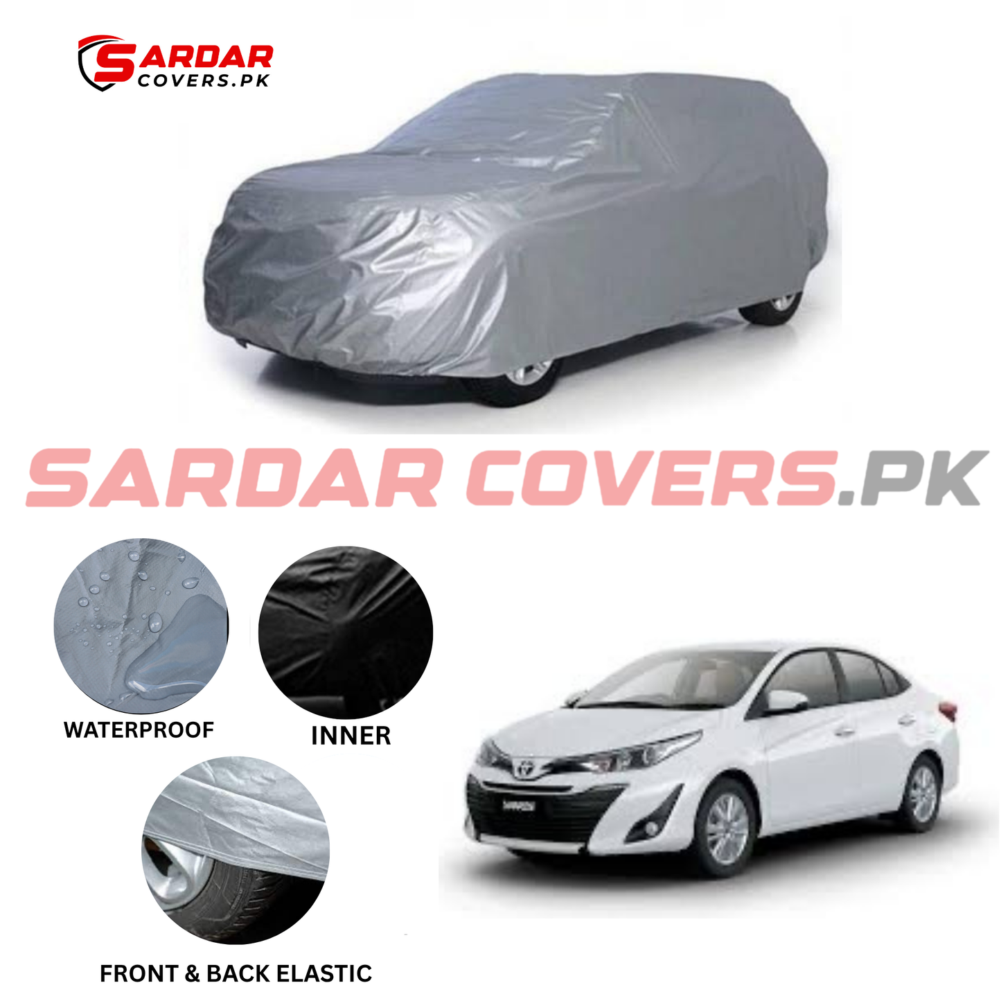 Toyota Yaris Water Resistant Parachute Top Cover