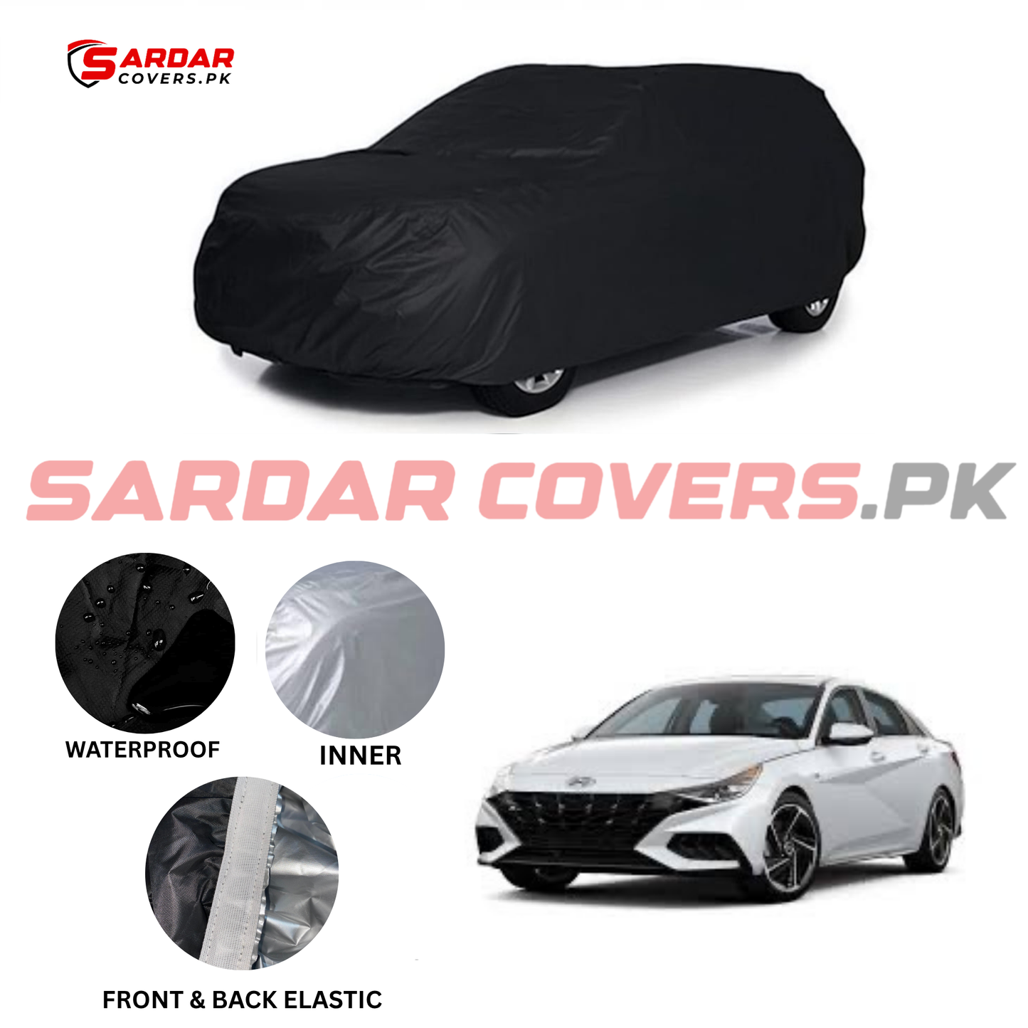 Hyundai Elantra Water Resistant Parachute Top Cover