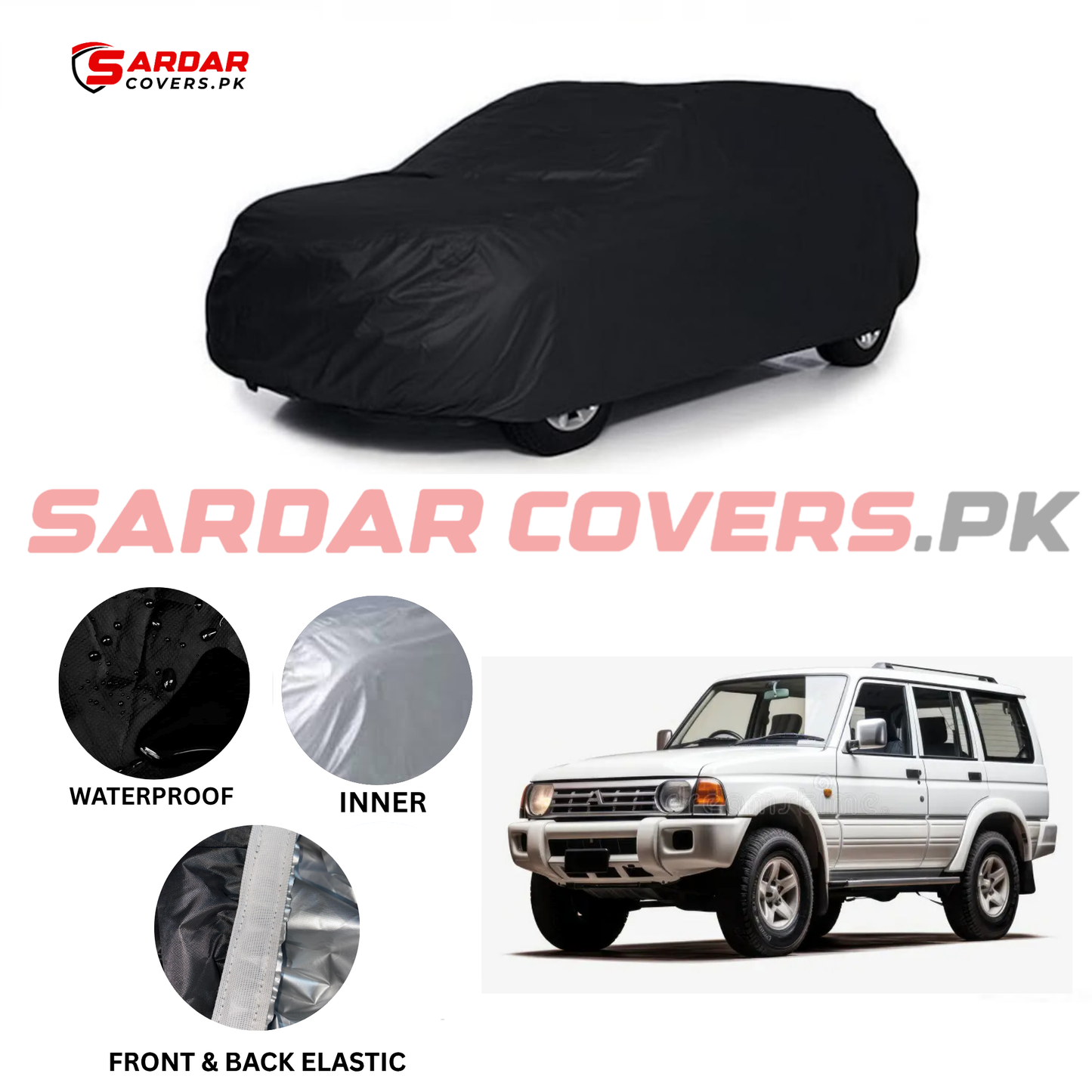 Mitsubishi Pajero Water Resistant Parachute Top Cover