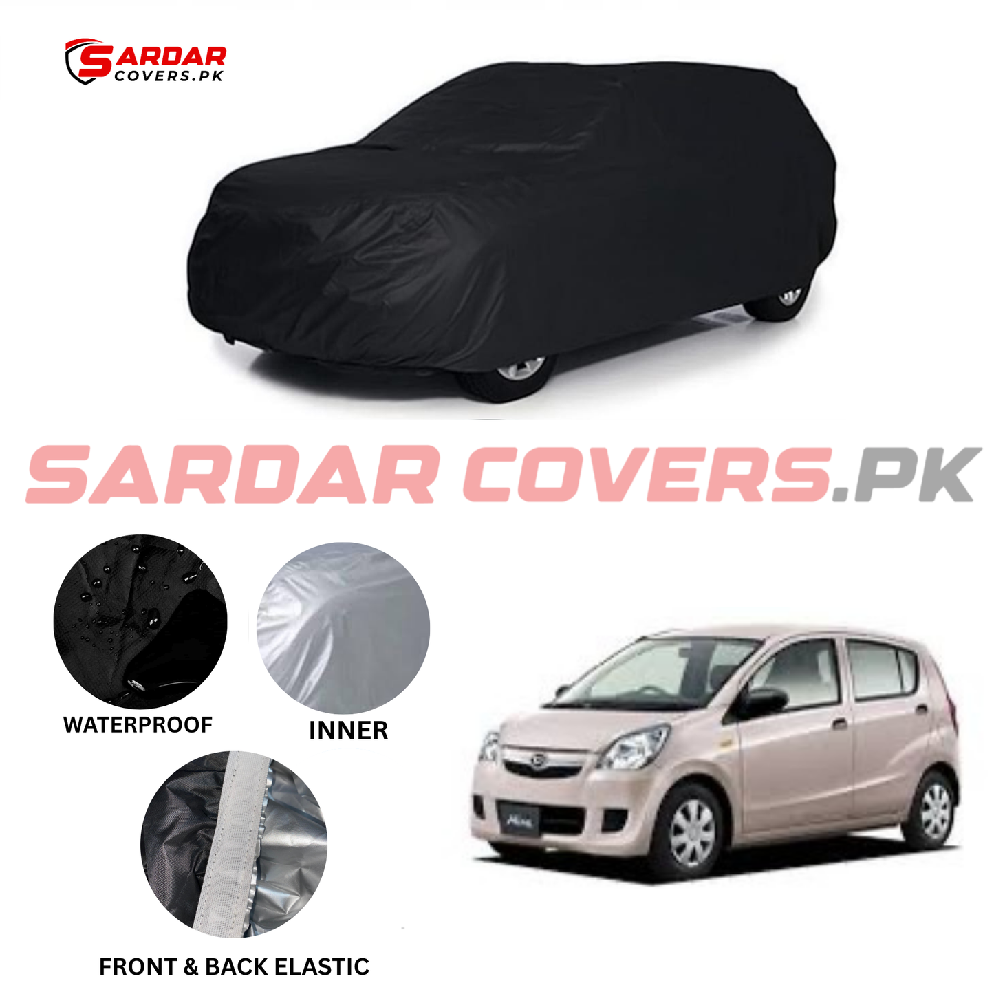 Daihatsu Mira Water Resistant Parachute Top Cover