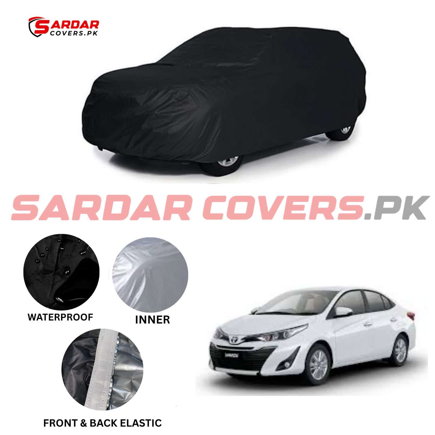 Toyota Yaris Water Resistant Parachute Top Cover