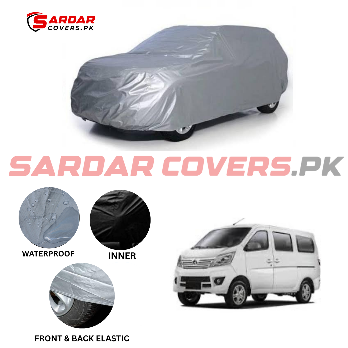 Changan Karvaan Water Resistant Parachute Top Cover