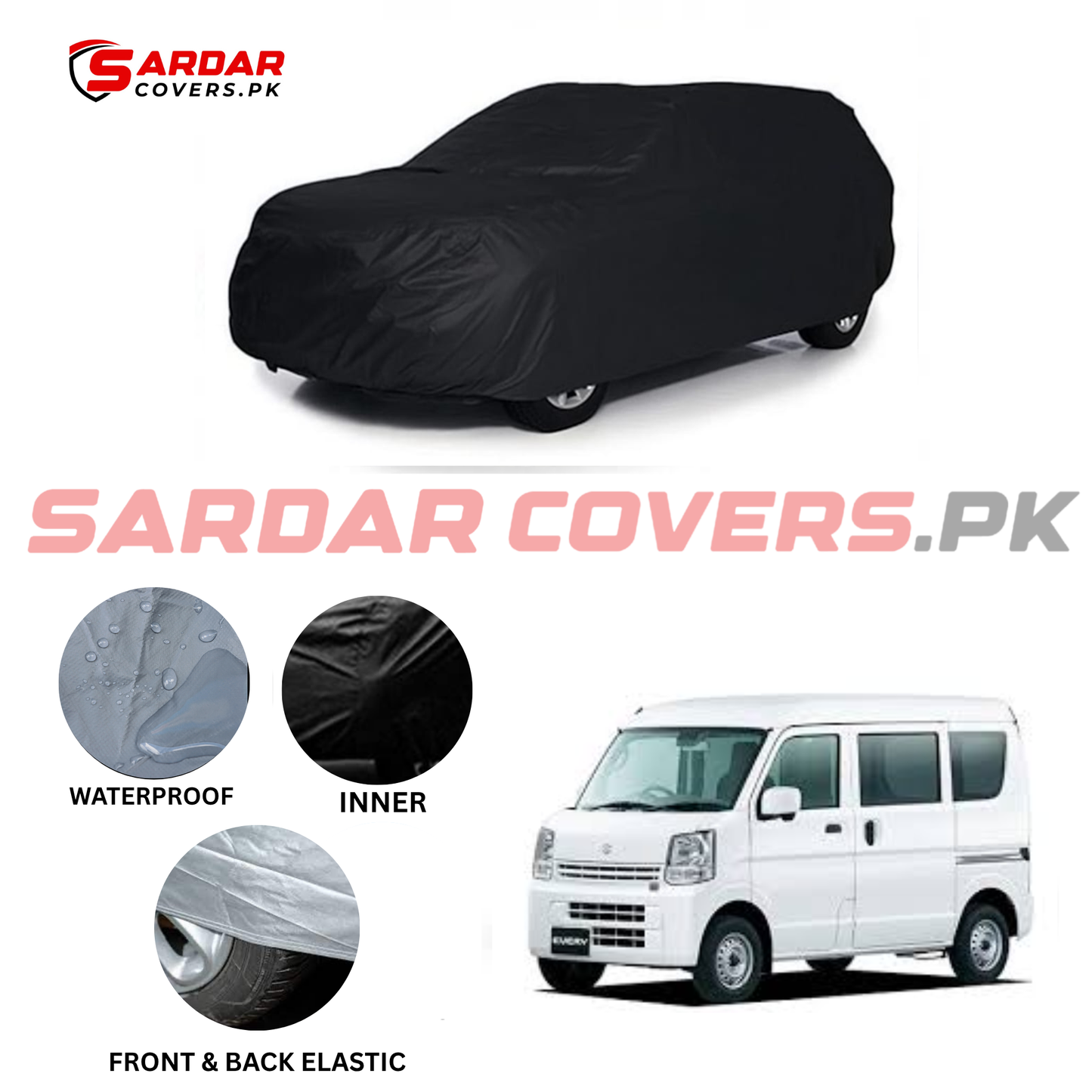 Suzuki Every Water Resistant Parachute Top Cover