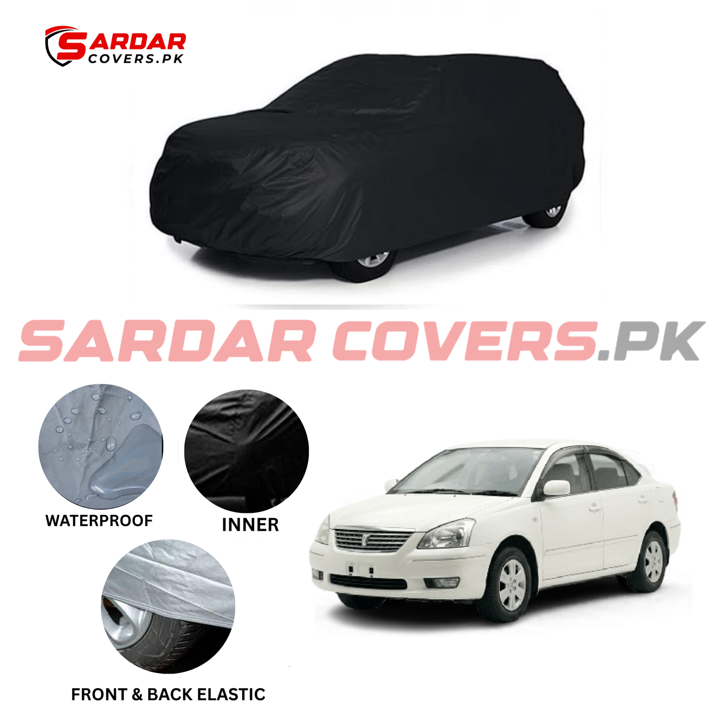 Toyota Premio Water Resistant Parachute Top Cover | Model 2001 - 2007